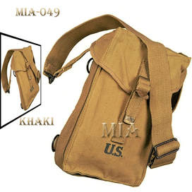 WWII US GENERAL PURPOSE AMMUNITION BAG W. STRAP “U.S.” MARKED – REPRODUCTION