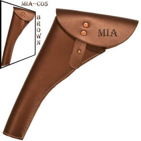 US CIVIL WAR REPRO M1860 1908 BROWN LEATHER HOLSTER